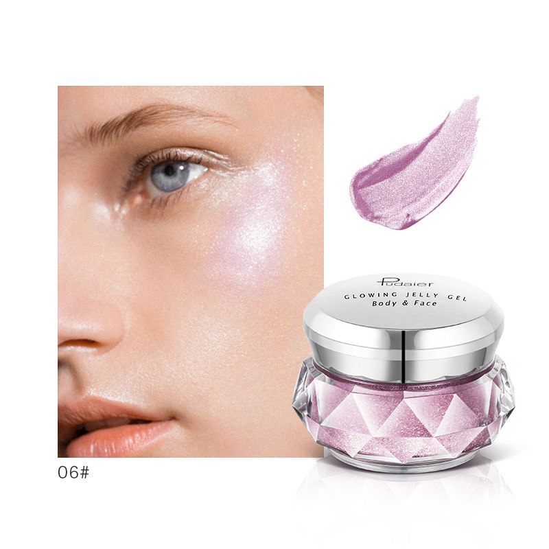 Face Highlighter Jelly Gel Mermaid Eyeshadow Glow Body Glitter Festival Makeup Iluminador Gold Liquid Highlighter Bronzer Face Highlighter Jelly Gel Mermaid Eyeshadow Glow Body Glitter Festival Makeup Iluminador Gold Liquid Highlighter Bronzer